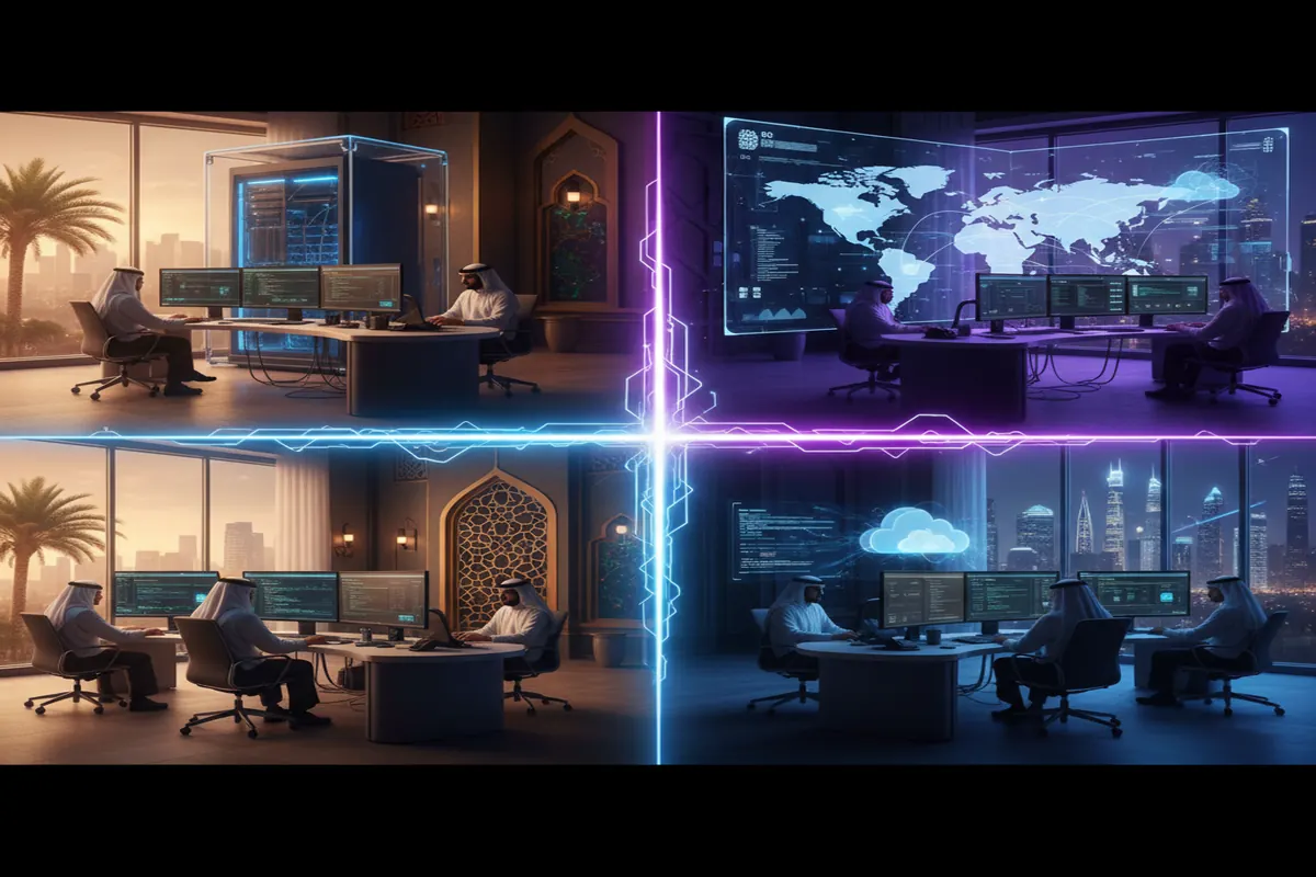 مقارنة بين الاستضافة المحلية والعالمية: أيهما أفضل لمشروعك البرمجي في السعودية؟